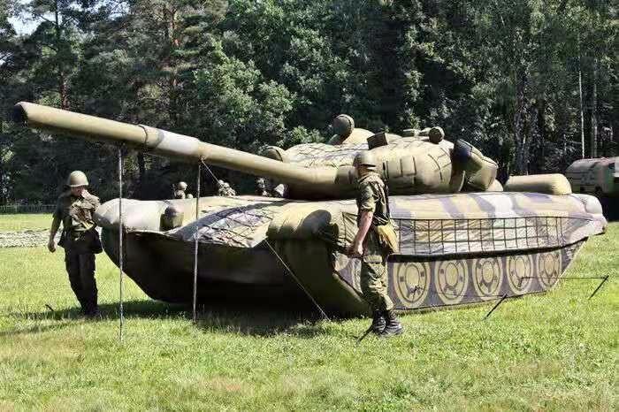 新罗部队充气坦克
